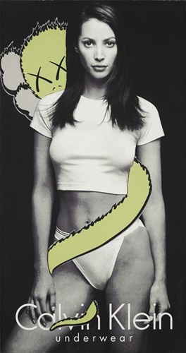 Christy Turlington Ad Disruption (First Edition) by KAWS