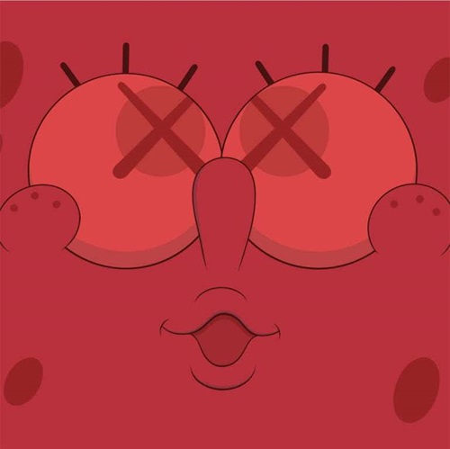 Kawsbob Red by KAWS