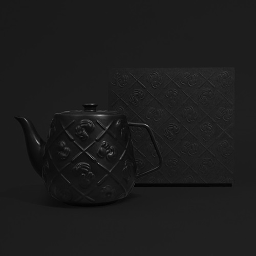 Kaws Teapot (Black) by KAWS