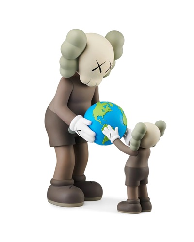 The Promise (Sculpture) (Brown) by KAWS