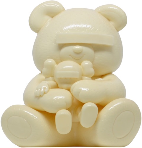 Undercover Bear Companion (White) by KAWS