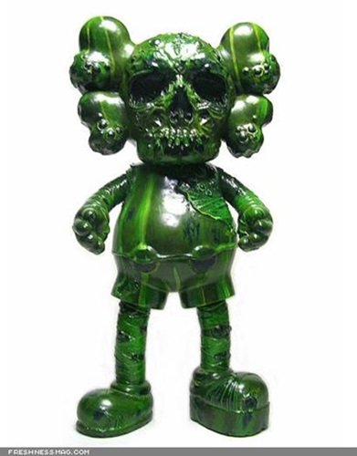 Kaws x Pushead Companion (Green) by KAWS